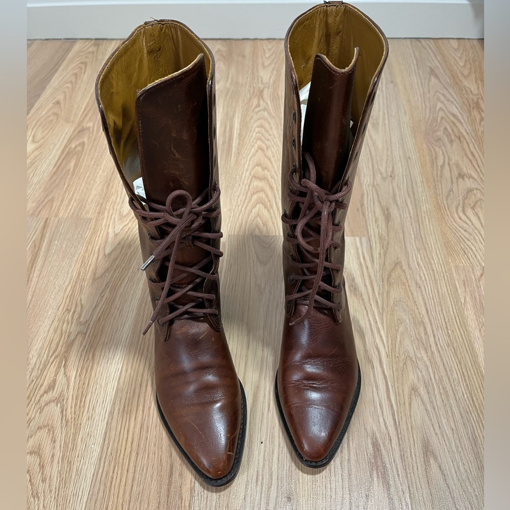 Cole Haan Leather Lace up boot 5.5 - Picture 3 of 7